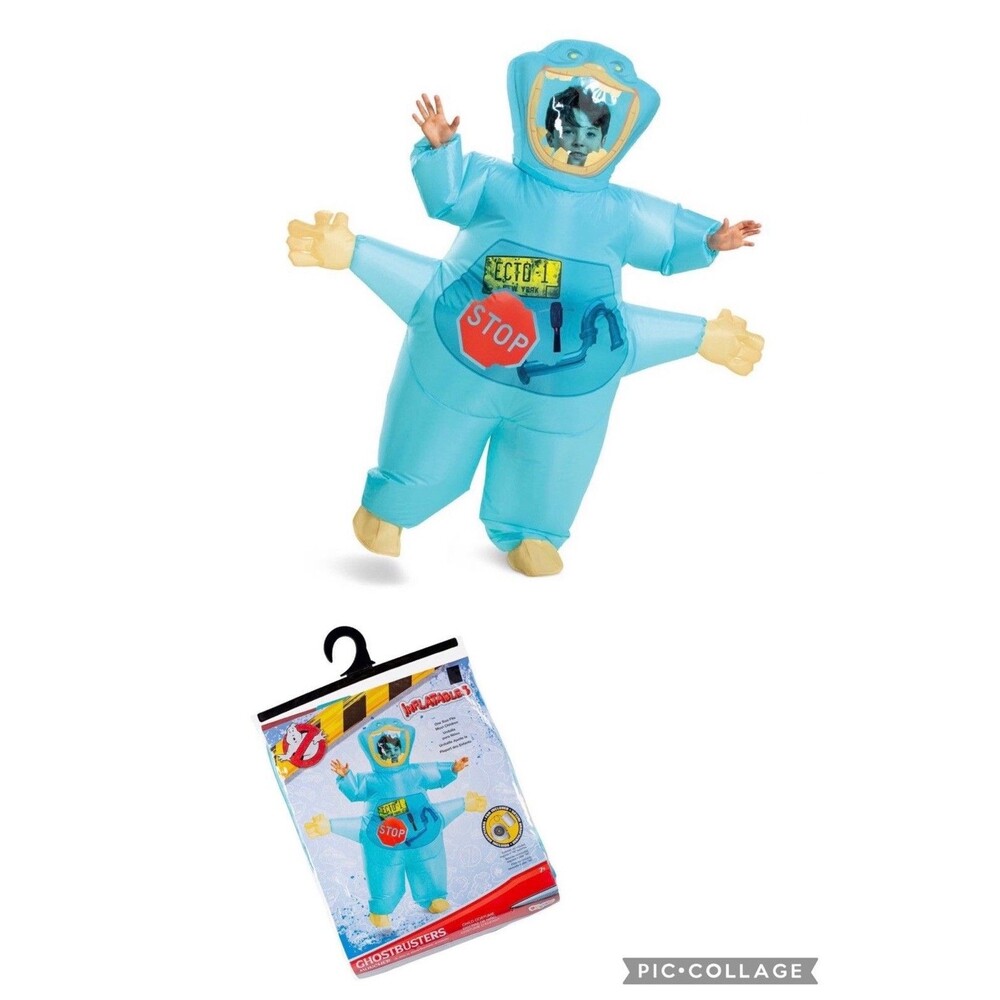 Inflatable Halloween Costume Ghostbusters Afterlife Muncher Monster Youth 7+ Fun
